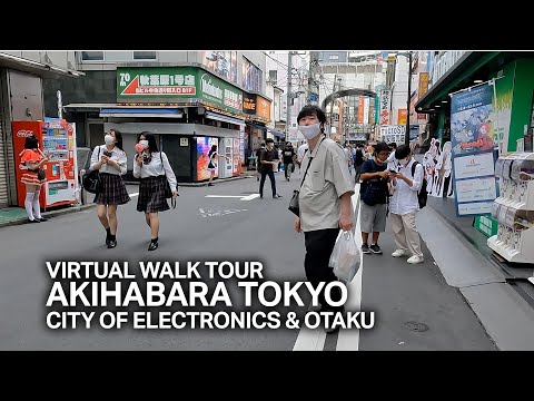 [4K] Akihabara Tokyo - City of Electronics & Otaku Virtual Walk Tour