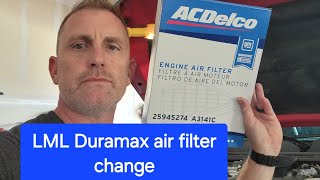 Duramax 6.6 LML air filter how to! 2011 to 2016! Chevy and GMC!