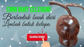 Download lagu Tutorial cara buat celengan berbentuk buah dari limbah batok kelapa mp3