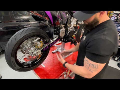 DRZ400SM Wave Rotor And EBC Brake Pad Install!