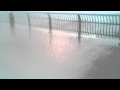 Jersey City waterfront Hurricane Irene @ high tide