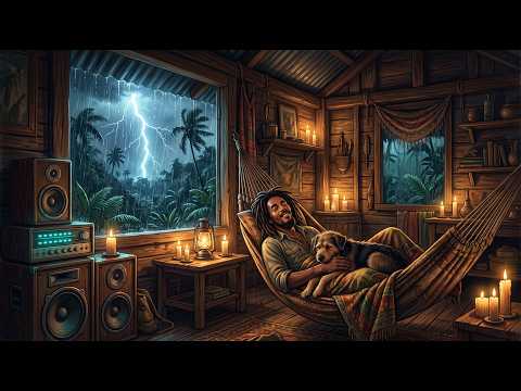 Heavy Sky Reggae Dub ⚡ Deep Bass Chill Under Rainfall