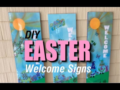 Easter Welcome Sign