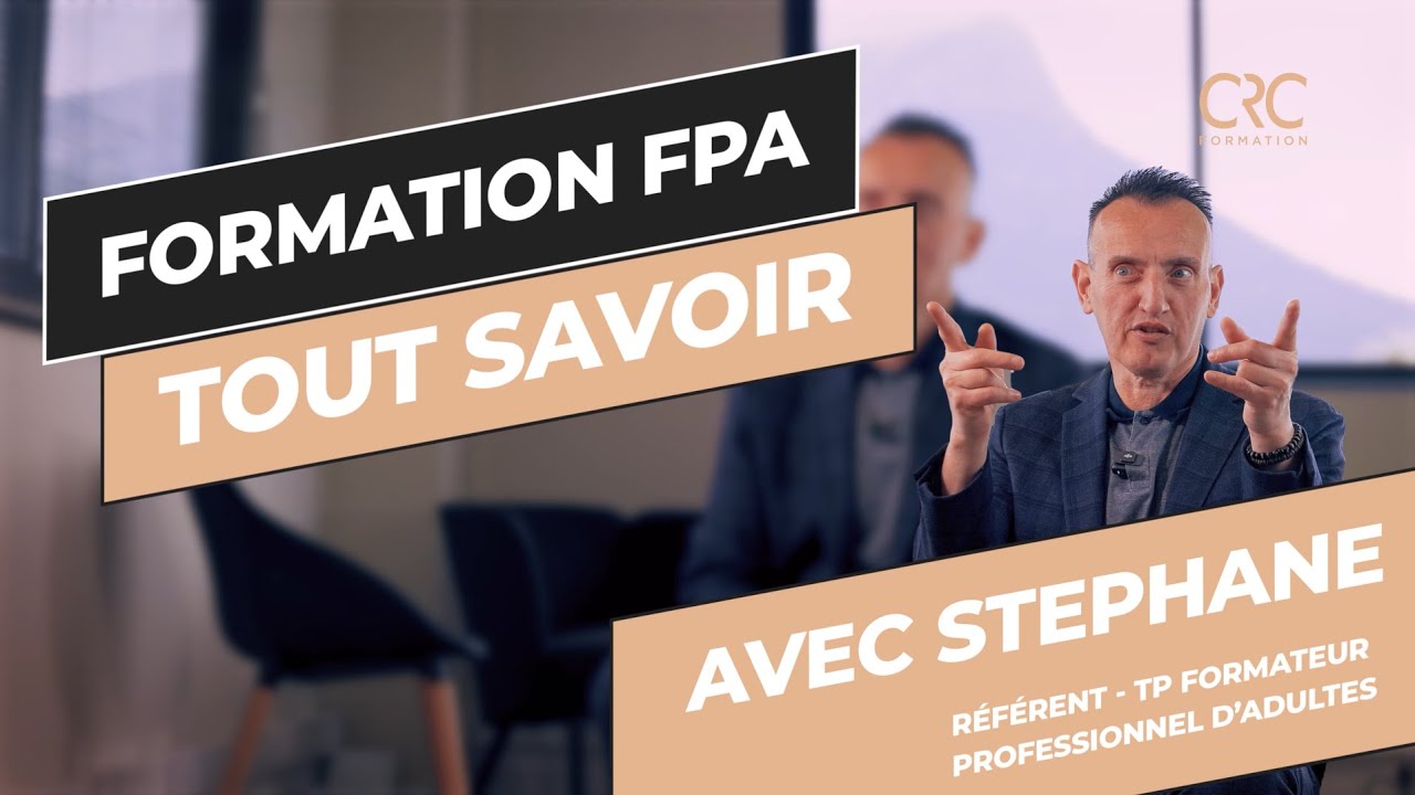 Présentation de la Formation FPA | Devenez Formateur Professionnel d’Adultes avec CRC Formation