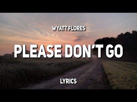 Wyatt Flores - Please Don't Go (Lyrics)