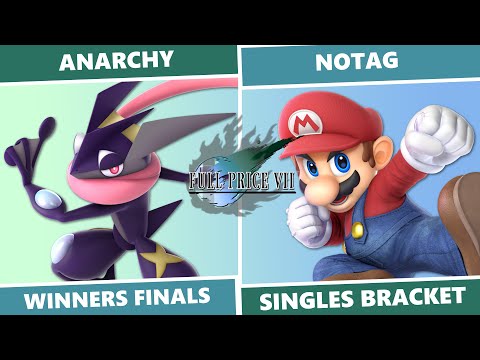 Full Price 7: Winners Finals - Anarchy (Greninja) Vs NoTag (Mario) SSBU Singles
