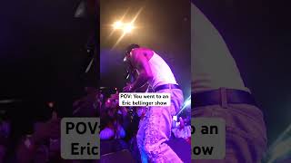 This what happens when you go on tour with Eric Bellinger🤯 #rnbmusic #liveperformance