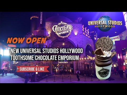 Chocolate Emporium @ #UniversalStudiosHollywood New Restaurant w/Yummy #SHAKES #FOOD #SteamPunk