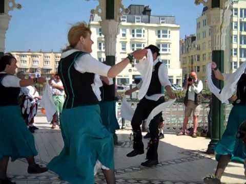 Belles and Broomsticks Morris from Guernsey Dance Brighton Camp in the Raglan Tradition