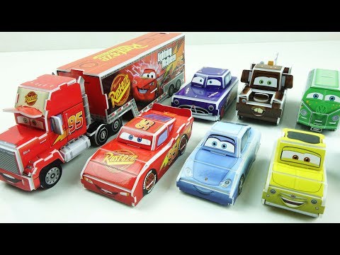 Let's make Disney Cars McQueen and Mack Truck with Paper | ToytubeTV