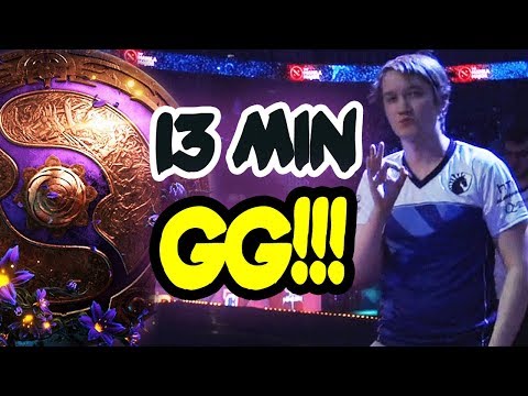 WTF 13 MIN FASTEST GG ON TI9! THE INTERNATIONAL 2019 Matumbaman with New Team Chaos - Dota 2