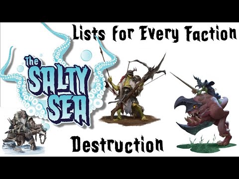 Warcry 2.0 - Destruction - Starter Lists for Every Faction