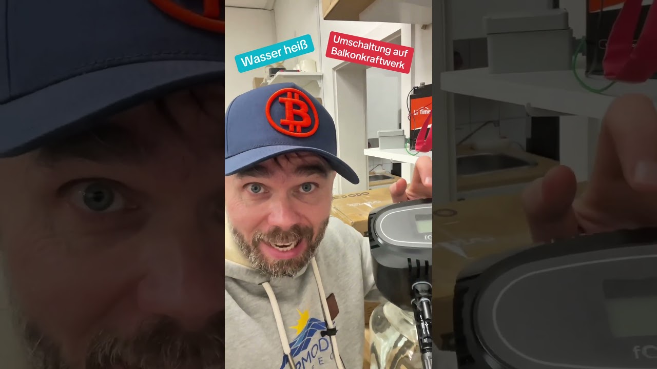 Heißes Wasser UND Umschaltung auf Balkonkraftwerk