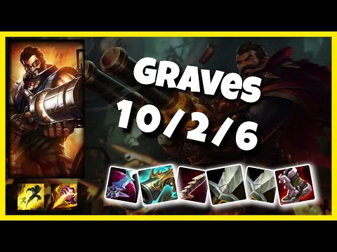Graves vs Kindred ECLIPSE EU Challenger JUNGLE (10/2/6) - v10.24