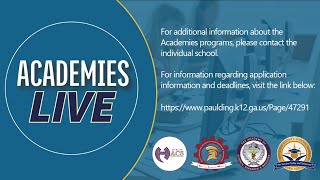 2025 PCSD Academies LIVE!
