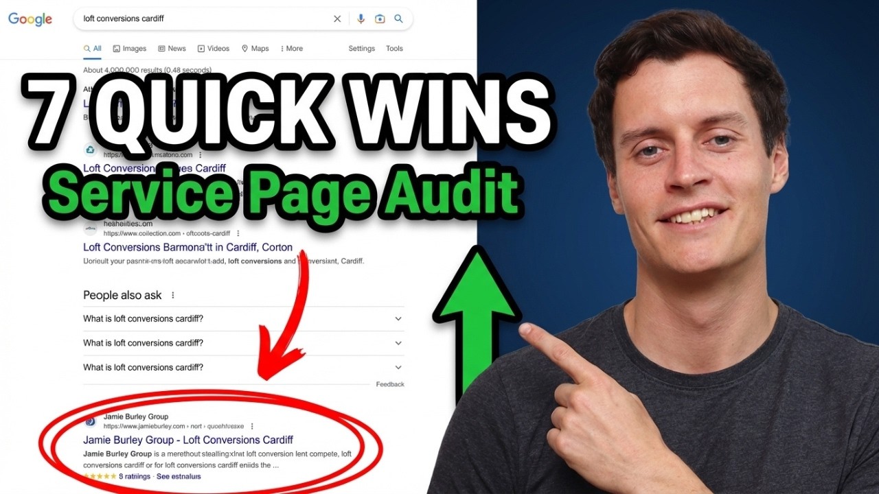 Builder Service Page SEO: 7 Fixes to Rank for Loft Conversions