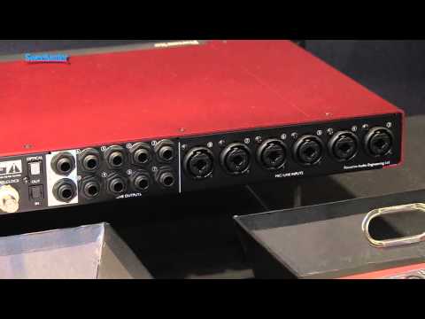 Focusrite Scarlett 18i20 USB Audio Interface Overview - Sweetwater at Winter NAMM 2013