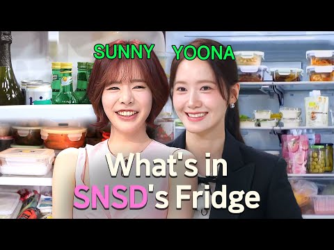 SNSD Shared Fridge vs YOONA's Private Fridge 😊😊 What's In SNSD's Fridge?