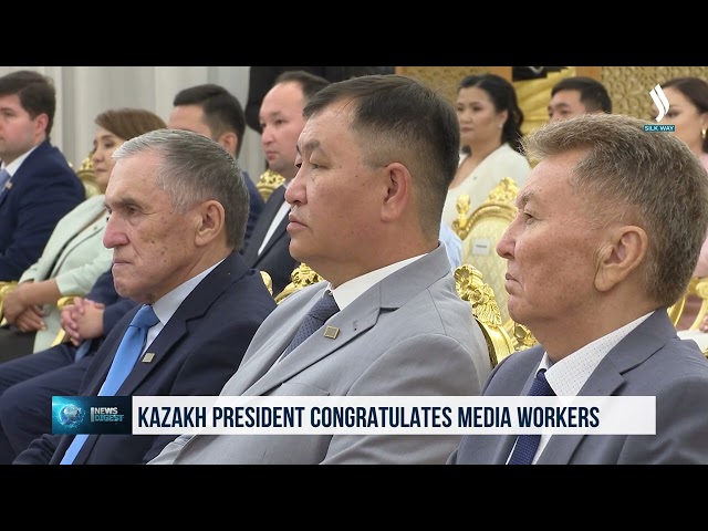 Kazakh President congratulates media workers