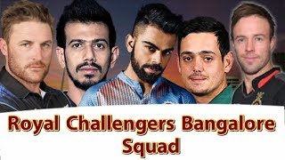 IPL 2018: Royal Challengers Bangalore Team Full Squad | Sports Tak