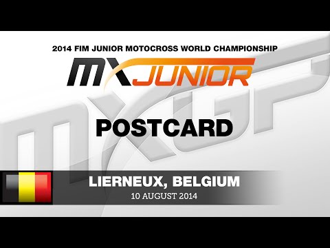 JWCMX 2014 Postcard - FIM Junior Motocross World Championship