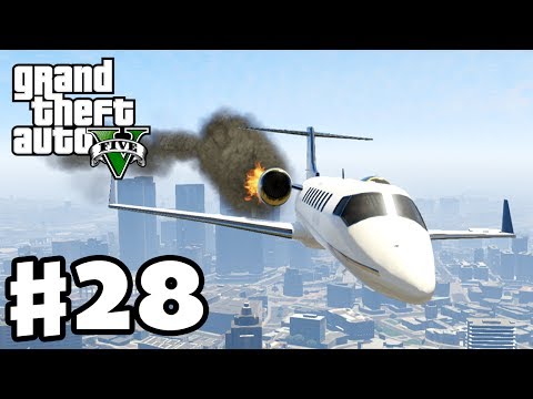 Grand Theft Auto 5 - Gameplay Walkthrough Part 28 - Plane Crash! (GTA 5, XBox 360, PS3)