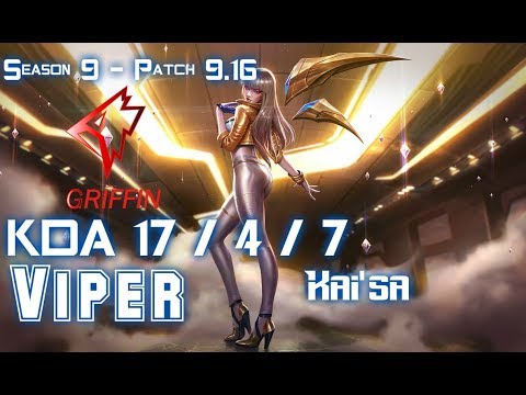 GRF Viper KAI'SA vs SIVIR ADC - Patch 9.16 KR Ranked