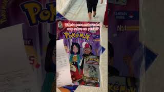 Revista con póster y sobre #pokemon #pokemontcg #reels #viral