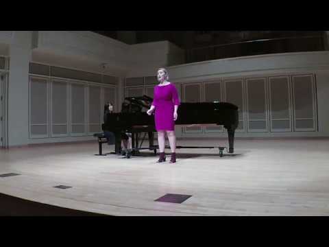 Chloe Boelter sings "Caro nome" from Rigoletto