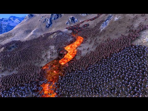 UEBS  30 000 ORCS VS 30 000 DWARVES   Ultimate Epic Battle Simulator