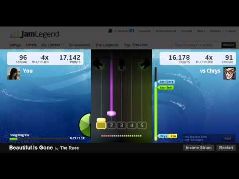 JamLegend - 'Beautiful Is Gone' by The Ruse on Insane