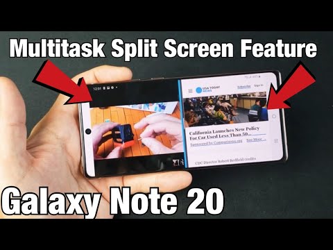 Galaxy Note 20: How to Use Split Screen Feature + Tips (Multitask Feature)