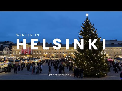 Winter in Helsinki 🇫🇮 | ep2 | Christmas Market, Moomin Exhibition & Old Market Hall