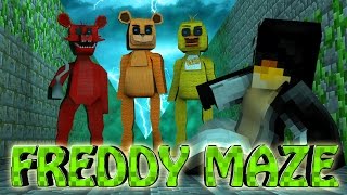 Minecraft | MAZE CHALLENGE SURVIVAL - Freddy Challenge Part 2! (Five Nights at Freddy's)