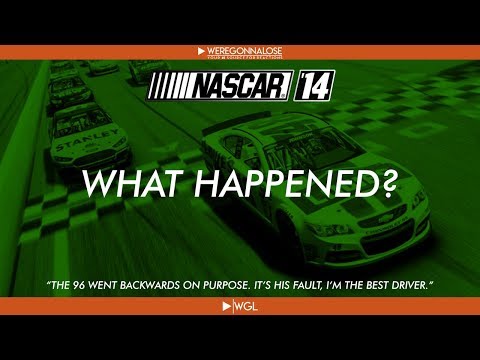 Funny Nascar 14 Crashing Reactions - What Happened - Nascar 14 Trolling w/Great Reactions