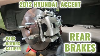 Rear Brakes (Pads, Rotors, And Caliper) | 2012 Hyundai Accent