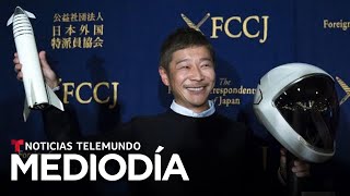 Multimillonario busca acompañantes para viajar a la luna | Noticias Telemundo