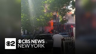 Newark residents watch in horror as fire destroys 3 homes