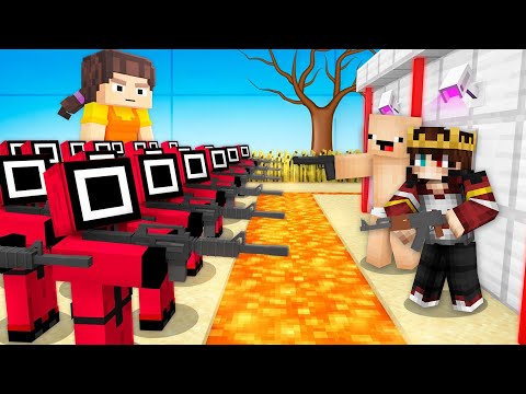 SQUİD GAME VS GÜVENLİ EV 😲 - Minecraft