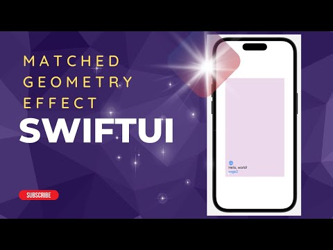 SWIFTUI - MatchedGeometryEffect In All Details