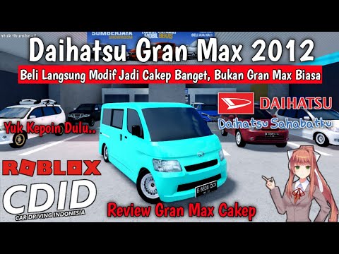 Review Mobil Daihatsu Gran Max 2012, Di Modif Cakep Banget| Roblox Car Driving Indonesia