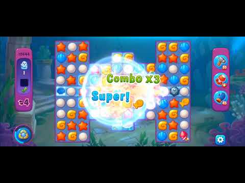 Fishdom Super Hard Level 10444 (with full horseshoe boosters) @choraelmin