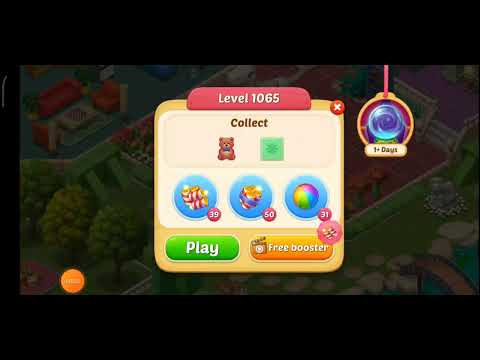 Matchington Mansion Level 1065 - No Booster Level/ iOS/ Android