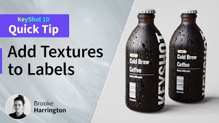 KeyShot Quick Tip - Adding Textures and Materials to Labels