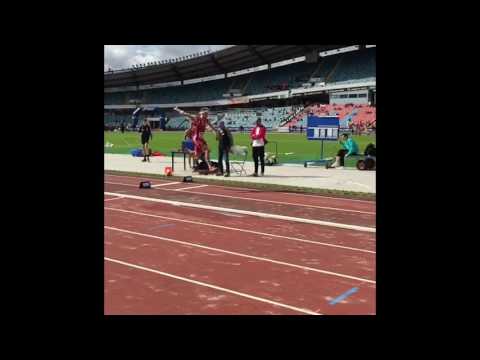 14,58m (-2,2 wind) Världsungdomsspelen 2016 - 16 years old
