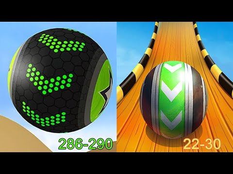 Going Balls VS Sky Rolling Ball 3D Android iOS Gameplay (Level 286-290)