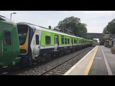 Irish Rail 29000 DMUs 29020 + 29012 depart Donabate for Pearse (25/7/17)