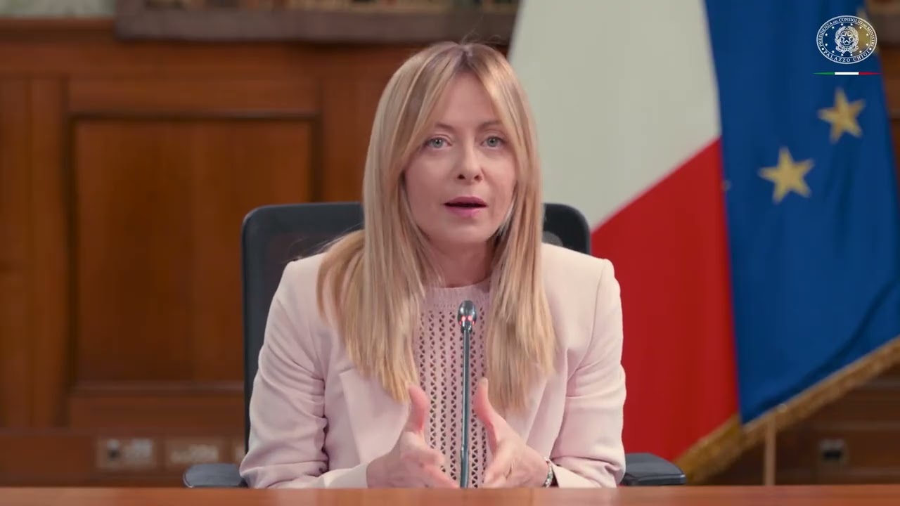 GIORGIA MELONI INTERVIENE AL 29^ seduta del COMINT