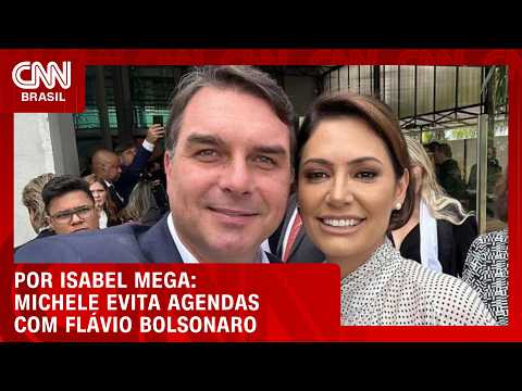 Michelle repete estratégia do 1° turno e evita agendas com Flávio Bolsonaro | BASTIDORES CNN