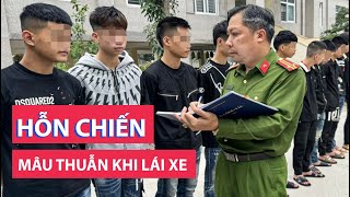 Hàng chục thanh thiếu niên mang hung khí hẹn nhau 'hỗn chiến' vì mâu thuẫn khi lái xe